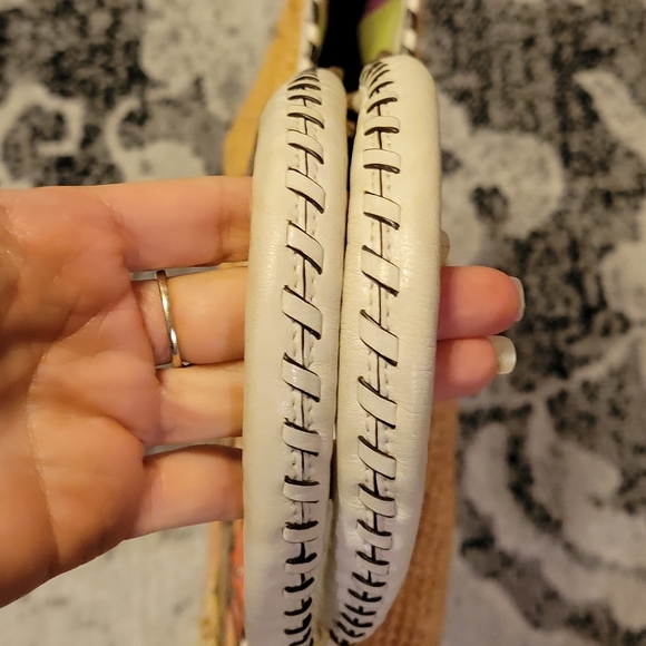 Coach Limited Edition Hamptons Editorial Weekend Straw Dragonfly Flower Tote 213 - Picture 15 of 17